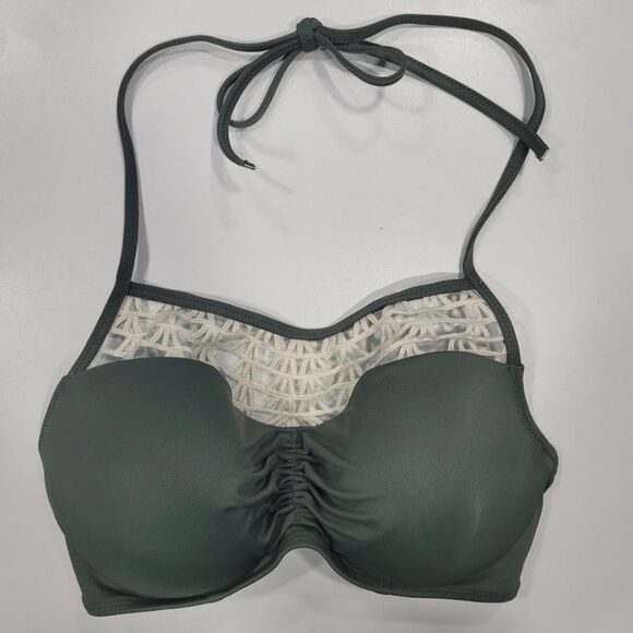 Shade & Shore Summer Olive Bikini Top - Picture 6 of 10